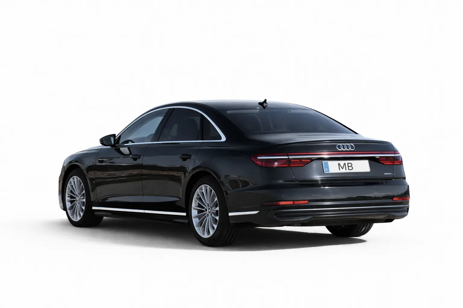 Audi A6 VTC en el aeropuerto de Menorca para servicio transfer VIP