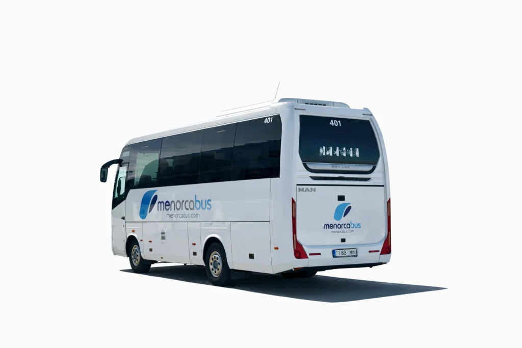 MAN Gianino 27 plazas Menorca ideal para grupos medianos y traslados privados