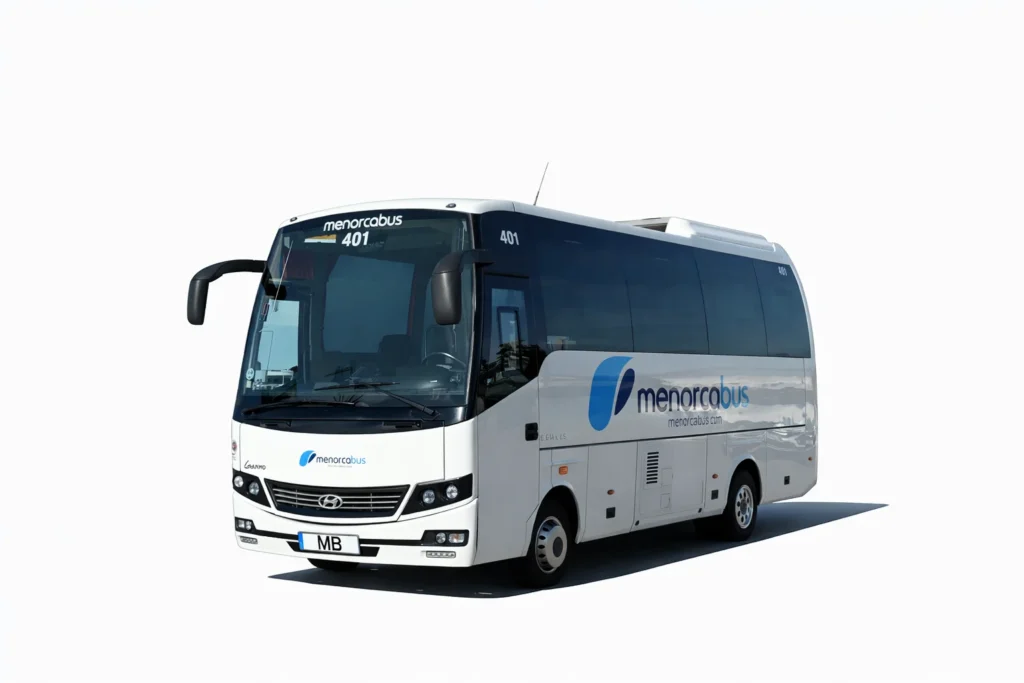 MAN Gianino 27 plazas Menorca ideal para grupos medianos y traslados privados
