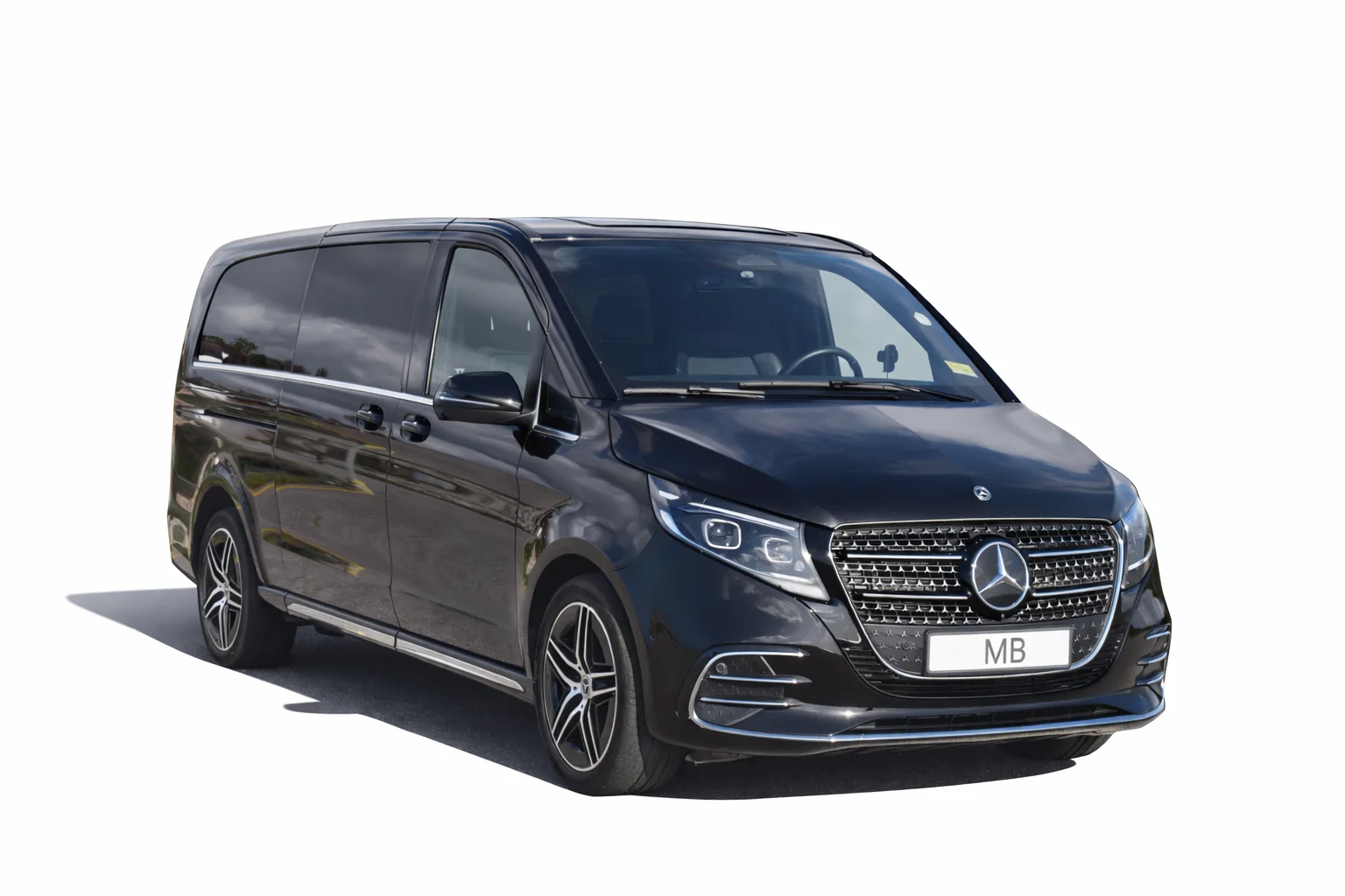 VTC Mercedes Clase V en Menorca para traslados al aeropuerto y grupos pequeños