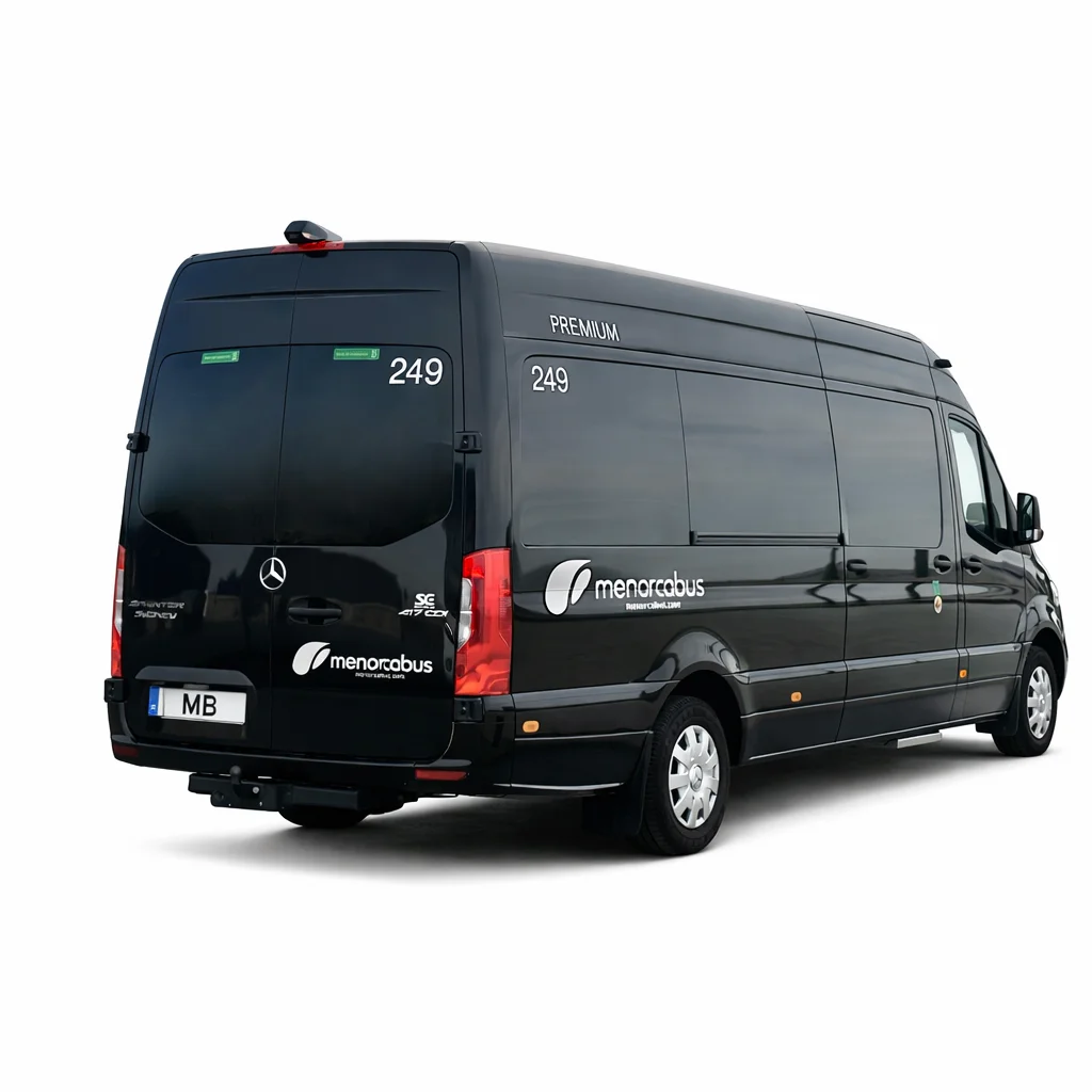 Sprinter 16 plazas Menorca para transfer aeropuerto y traslados privados