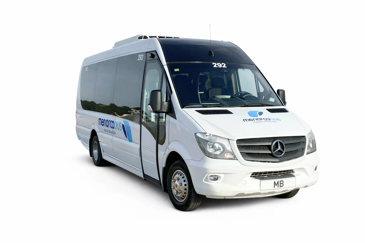 Servicio de transporte en Sprinter Bus 19 plazas Menorca para excursiones y eventos