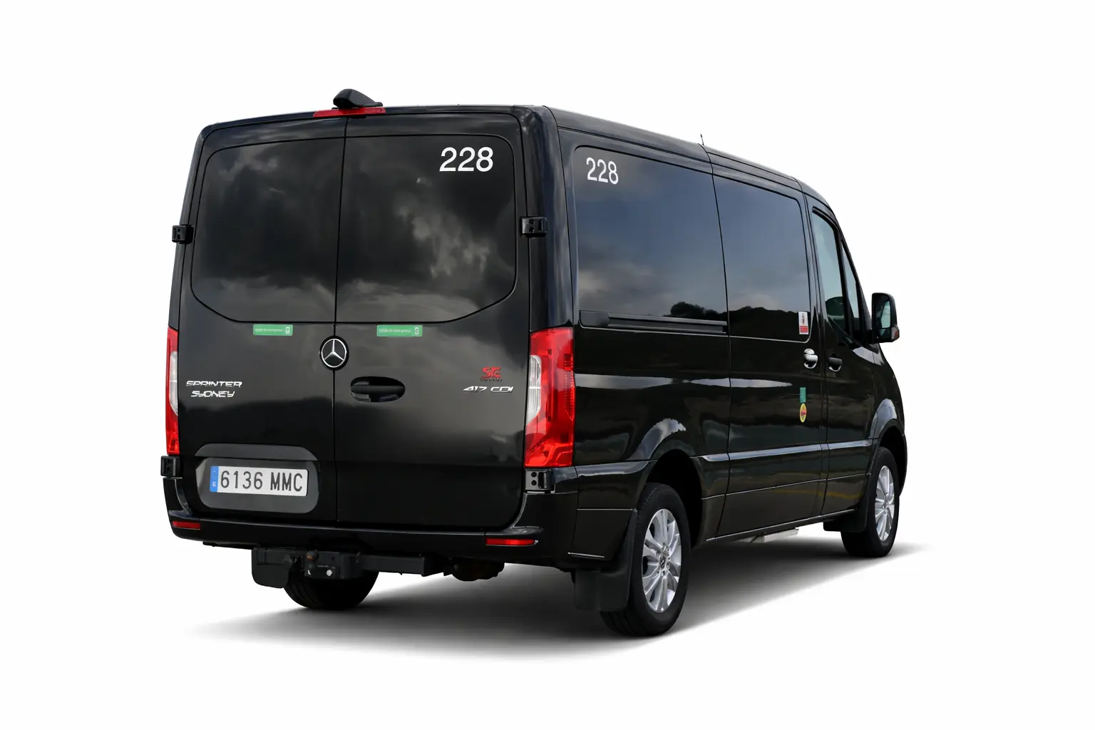 Minibus Sprinter 10 plazas Menorca para transfer aeropuerto y hoteles