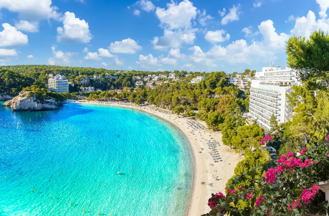 Excursión a Cala Galdana para pasajeros de crucero en Menorca