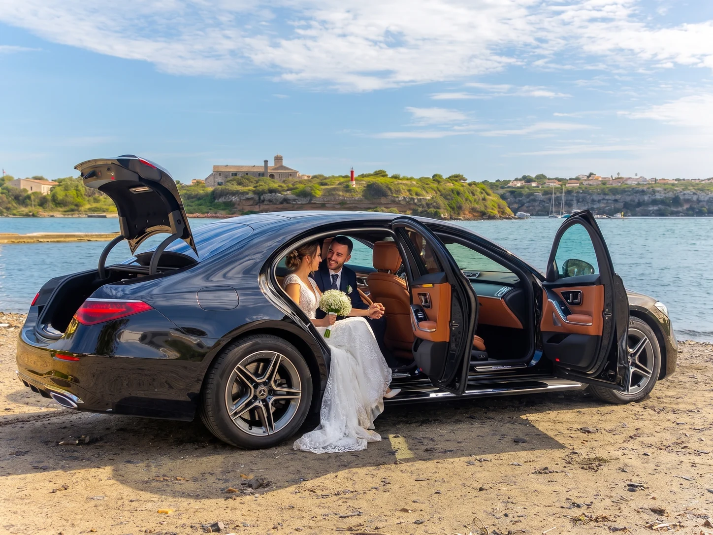 Autobuses y VTC para tu boda en Menorca