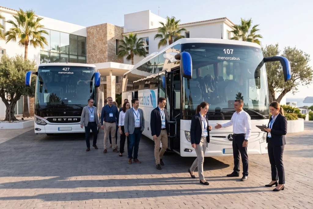 Transporte MICE en Menorca